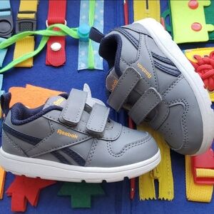 Reebok Kids' Gray and Navy Sneakers